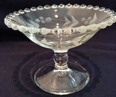 3400-12 Round Compote (Height X Width)