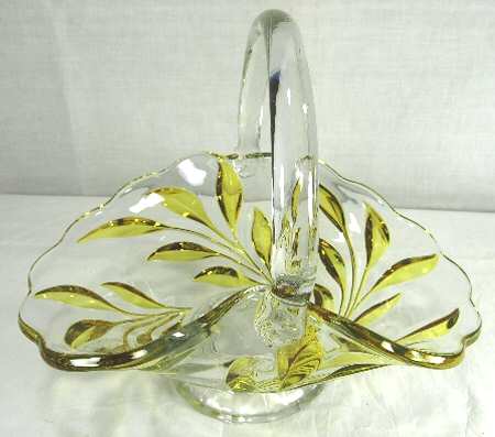 Willow Yellow Flash by Indiana Glass