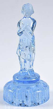 Cambridge Animals By Imperial 8" Moonlight Blue Round Base Draped Lady