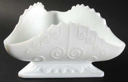 Colonial Hat Milk Glass by Imperial Glass-Ohio