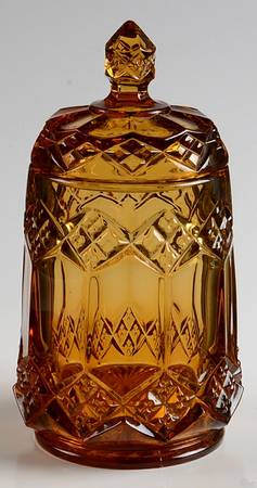 Three In One Amber by Imperial Glass-Ohio