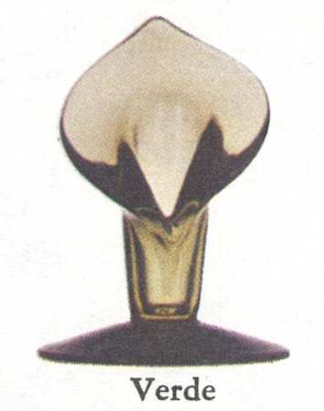 Calla Lily Single Light Candlestick