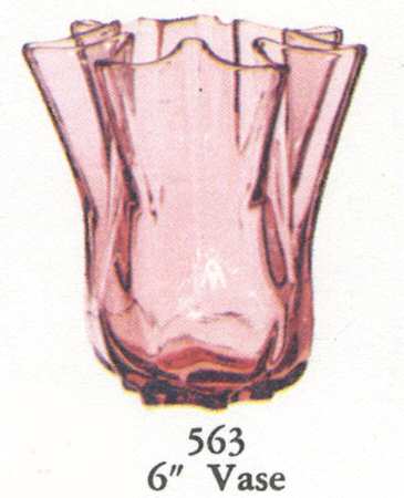 563 6" Flower Vase