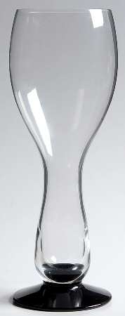 Bowling Clear and Black by Imperial Glass-Ohio