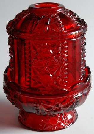 ING7 Red Flash by Indiana Glass