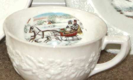 Orange Blossom Currier & Ives Cup Only