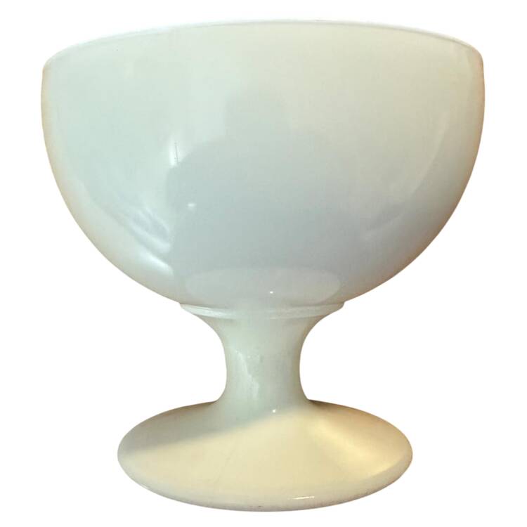 7159 Milk Glass Seafood Cocktail No Liner