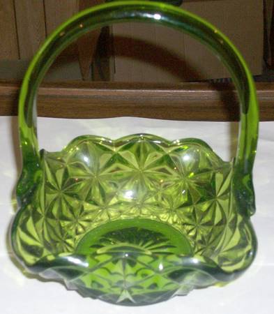 Monticello Lime Green Basket