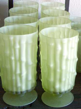 Bambu Green (Verde Frosted) by Imperial Glass-Ohio