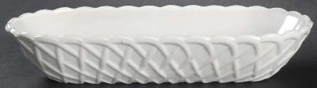 Pretzel Milk Glass by Indiana Glass