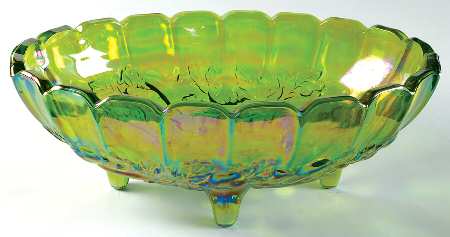 Garland Green Carnival by Indiana Glass