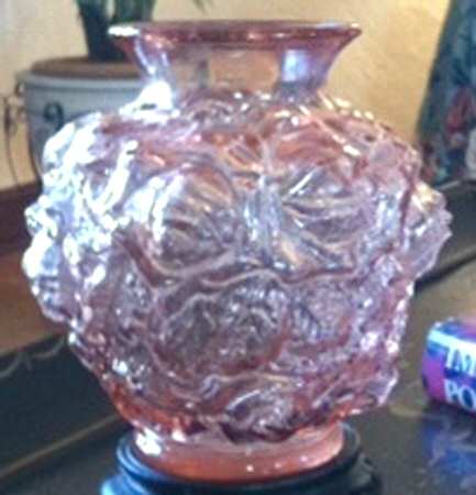 Rose Azalea Pink by Imperial Glass-Ohio