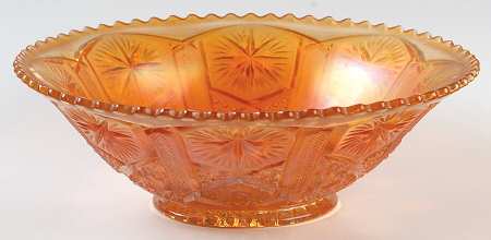 Mogul Variant Marigold (Carnival) 9" Round Bowl
