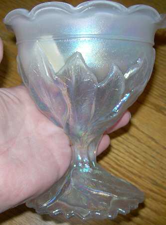 Everglade White Carnival 5" Height Open Compote