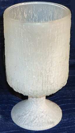 Crystal Ice Frosted Wine Glass