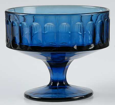 Sculptural Blue Champagne/Tall Sherbet