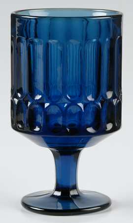 Sculptural Blue Juice/Wine Glass