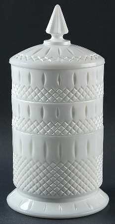 Princess Milk Glass Stackset (4 Piece) Candy Dish with Lid