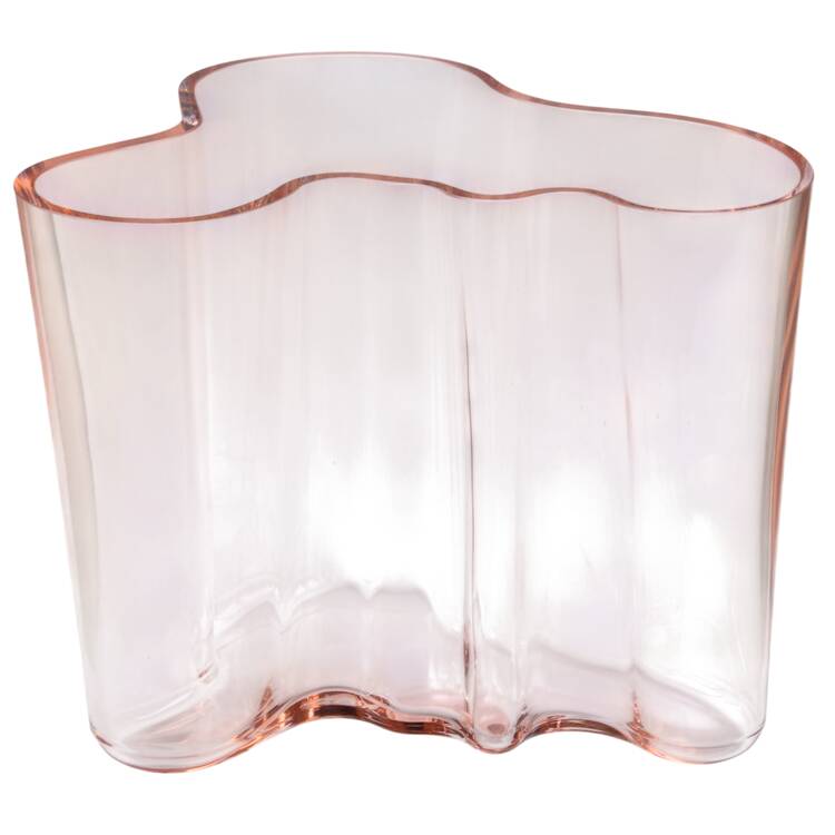 Alvar Aalto Salmon Pink 6" Flower Vase
