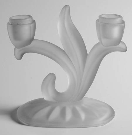 Lotus Blossom Clear Frosted by Indiana Glass