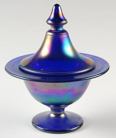 170 Aurora Jewels (Cobalt) by Imperial Glass-Ohio