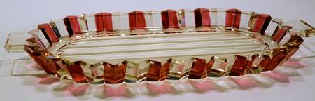 1005 Ruby Flash Mini Creamer/Sugar, Tray Only