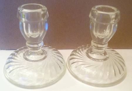 Twisted Optic Clear by Imperial Glass-Ohio