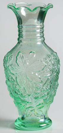 Loganberry Green Carnival by Imperial Glass-Ohio