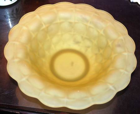 Constellation Yellow Frosted by Indiana Glass