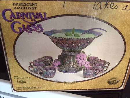 The Concord-Iridescent Amethyst by Indiana Glass