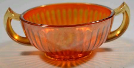 Lustre and Clear Marigold (Carnival) 5" Nappy