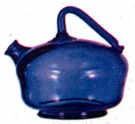 Ancient Booze Pot Round Decanter with Handle & Stopper