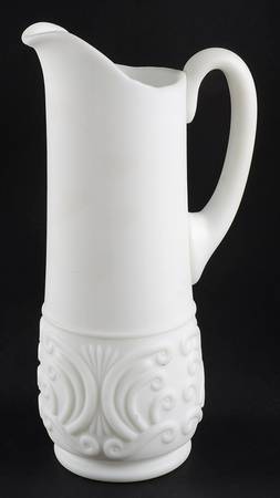 Scroll-Milk Glass (Doeskin) by Imperial Glass-Ohio