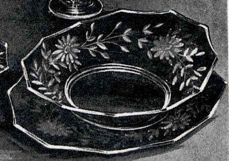 Viking Pink (Rose) Mayonnaise Bowl, Underplate and Ladle