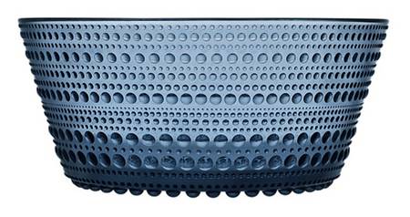 Kastehelmi Rain Blue 7" Round Bowl
