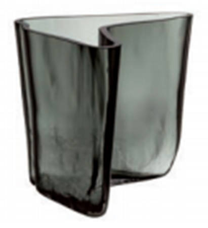 Alvar Aalto Dark Grey 6" Flower Vase