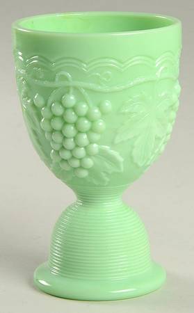 Vintage Grape Green Milkglass by Imperial Glass-Ohio