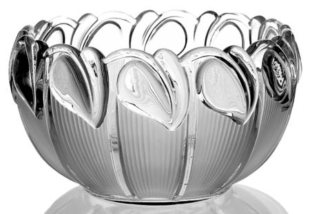 1009 Clear-Frosted Punch Bowl