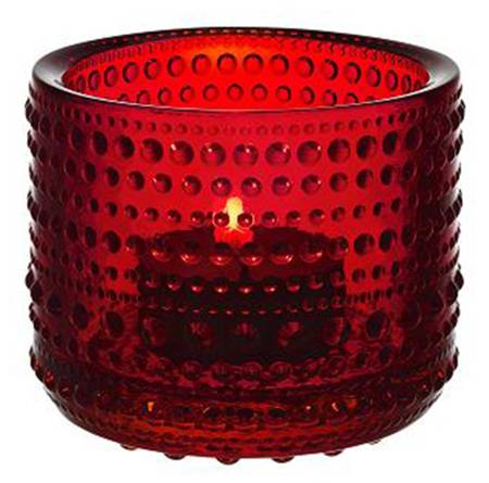 Kastehelmi Cranberry Votive Candleholder