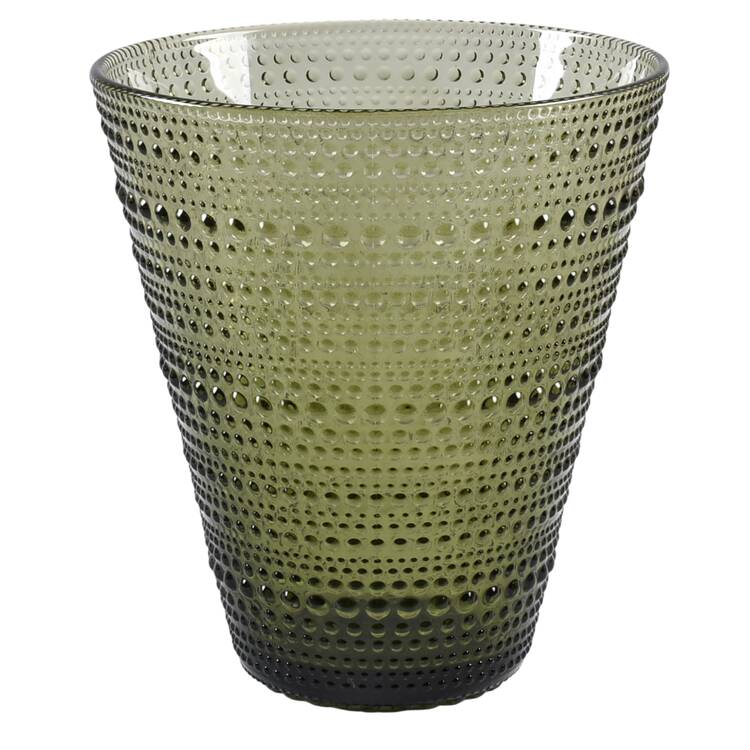 Kastehelmi Moss Green 6" Flower Vase