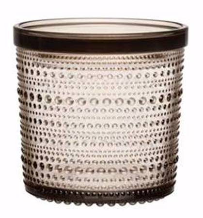 Kastehelmi Linen 4" Storage Jar & Lid