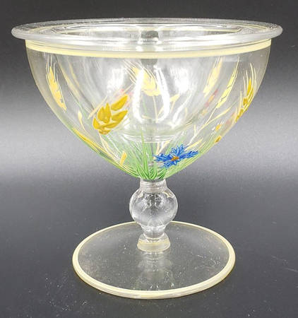 Wheat (Enamel) (Stem #110) Seafood Cocktail & Liner