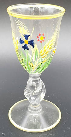 Wheat (Enamel) (Stem #110) Cordial Glass