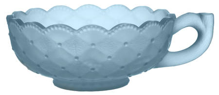 Pansy Blue Frosted by Imperial Glass-Ohio