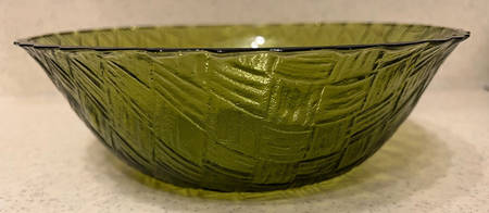 Weavetex Green (Avocado) by Indiana Glass