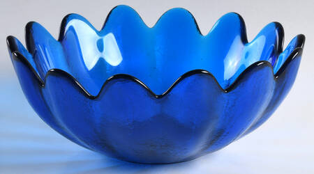 Luau-Aqua Blue by Indiana Glass