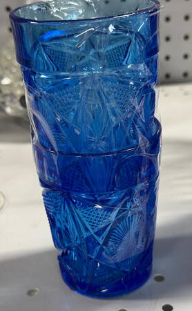Brazen Shield Cobalt Blue by Indiana Tumbler and Goblet