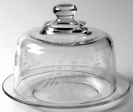 Clipper Collection Cheese Dish & Lid