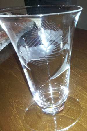 Fine Wheat Footed Tumbler