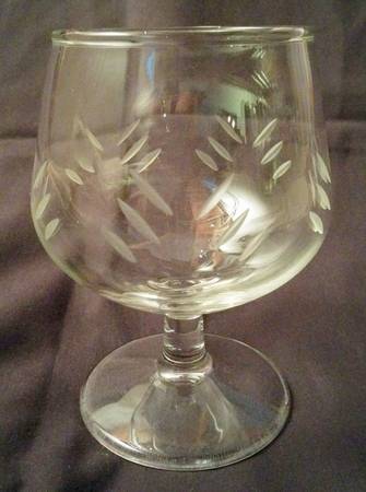 Rain (Stem #190) Brandy Glass